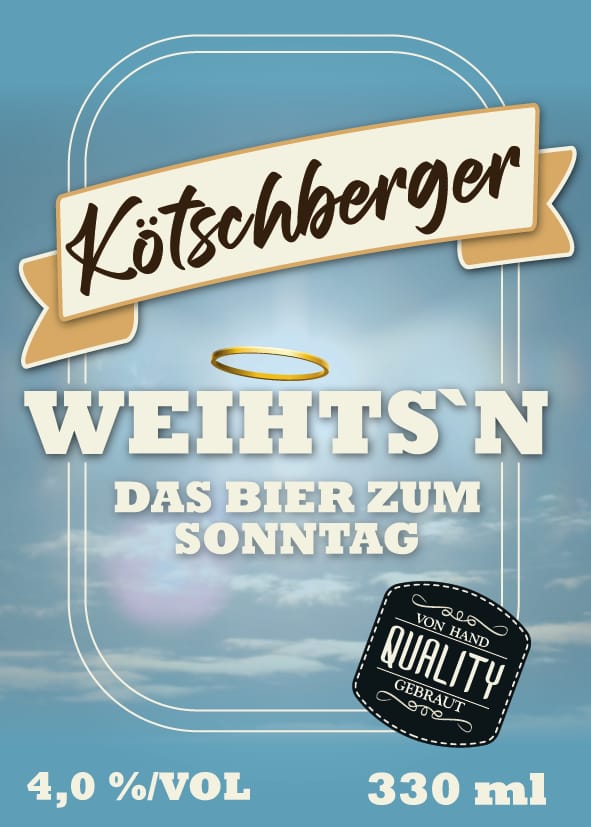 Kötschberger Weihts`n - das Bier zum Sonntag